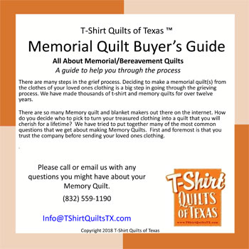 Free Memory Quilt Buyers Guide