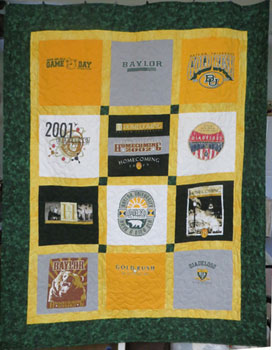 Baylor T-Shirt Quilt