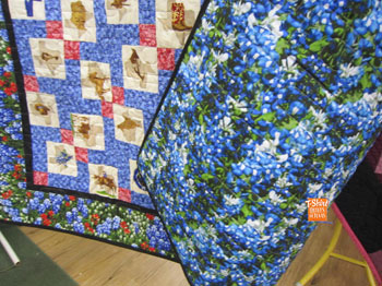 Custom quilt made for 'ranch' house in the Hill Country of Texas